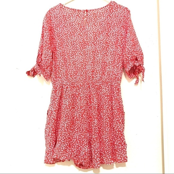 KORI AMERICA LADIES SURPLICED SLEEVE TIED ROMPER M - Picture 6 of 9